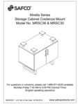 Safco Mirella MRSC36 MRSC30 Storage Cabinet Credenza Assembly Instructions Safco Mirella MRSC36 MRSC30 Storage Cabinet Credenza Assembly Instructions