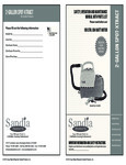 Sandia 50-2000 Operating Manual 2 Gallon Spot Extractor