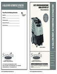 Sandia 86-4000-H Operating Manual 6 Gallon Indy Automotive Extractor
