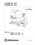 Advance SC3000 parts list Advance SC3000 parts list