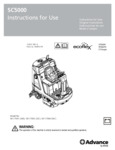 Advance SC5000 manual Advance SC5000 manual