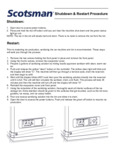 Shutdown & Restart Instructions