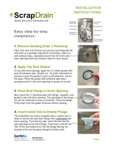 EARTHBIO SCRAP DRAIN instructions EARTHBIO SCRAP DRAIN instructions