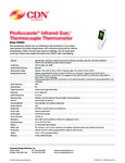 Sell Sheet for CDN INTP662 ProAccurate Digital Laser Infrared Thermometer Sell Sheet for CDN INTP662 ProAccurate Digital Laser Infrared Thermometer