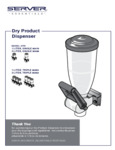 SERVER Dry Food Dispensers Manual SERVER Dry Food Dispensers Manual
