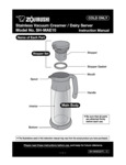 Zojirushi SH-MAE10 Manual Zojirushi SH-MAE10 Manual