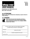 ShopVac SC14, SC16 Manual