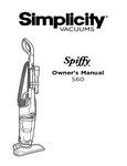 Simplicity S60 Manual