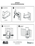 SimpliStock Peg Tray Installation-Instructions-Retail-Space-Solutions