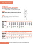 Chef Revival Sizing Chart