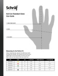 Schraf Knit Cut-Resistant Glove Size Guide Schraf Knit Cut-Resistant Glove Size Guide
