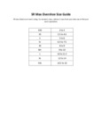SR Max Overshoe Size Guide SR Max Overshoe Size Guide