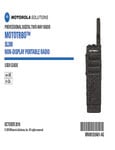 Motorola Solutions_sl300_non-displayradio_user guide.