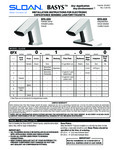 Sloan_5093324000_Capacitance Instructions