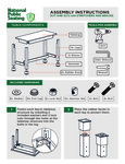 science table assembly instructions