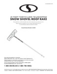 Snow Joe RJ204M 21ft Telescoping Snow Shovel Roof Rake Trilingual Manual