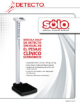 Spanish Manual for Cardinal Detecto Solo Digital Scale