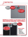 Spanish Specsheet for Cardinal Detecto SlimTalk Digital Scale Spanish Specsheet for Cardinal Detecto SlimTalk Digital Scale
