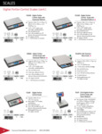 Sell Sheet for Taylor TE10PZR 10 lb Digital Precision Pizza Scale