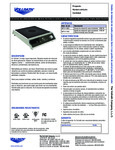 Specsheet for Vollrath MPI4 Induction Range - Spanish Specsheet for Vollrath MPI4 Induction Range - Spanish