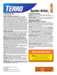 Spider Killer Spray Instructions