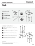 Steelton sink assembly instructions