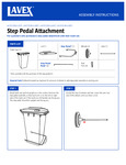 Lavex Step Pedal Attachment Instructions Lavex Step Pedal Attachment Instructions