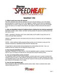 Sterno SpeedHeat FAQs Sterno SpeedHeat FAQs