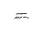 Stoelting Frozen Beverage Machine Manual Stoelting Frozen Beverage Machine Manual
