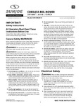 Sun Joe 24V-CRLM15 Manual