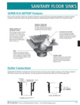 SUPER-FLO® Floor Sink Features SUPER-FLO® Floor Sink Features