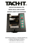 TachIt Model-6115-6180-and-6605 Manual