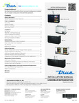 TDB | TBB | TDD | TD | T-GC | Underbar Refrigeration Manual TDB | TBB | TDD | TD | T-GC | Underbar Refrigeration Manual
