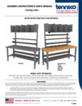 Tennsco Packing Table Assembly Instructions Tennsco Packing Table Assembly Instructions