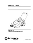 Advance Terra® 28B parts list