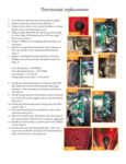 CPG Thermostat Changeout Instructions