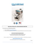 Tortilla Masters Corn Grinder Manual