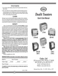 Dualit Toasters Manual Dualit Toasters Manual