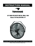 Tornado HI-FAN-24HVWM-1P Manual