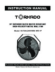 Tornado HI-FAN-24HVWM-WR-1P Manual Tornado HI-FAN-24HVWM-WR-1P Manual