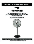Tornado HI-FAN-24PF-1P Manual