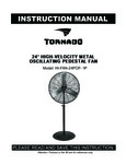 Tornado HI-FAN-24POF-1P Manual Tornado HI-FAN-24POF-1P Manual
