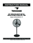 Tornado HI-FAN-30HVOF-1P Manual