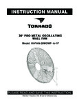 Tornado HI-FAN-30MOWF-A-1P Manual