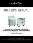 Traulsen Centerline Prep Tables Manual Traulsen Centerline Prep Tables Manual