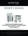 Traulsen Centerline Undercounters Manual Traulsen Centerline Undercounters Manual