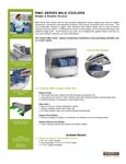 Traulsen RMC Milk Cooler Flyer Traulsen RMC Milk Cooler Flyer