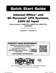 TrippLite Quick Start Guide Internet UPS