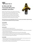 T&S EC-TMV & 5EF-TMV Mixing Valve Installation
