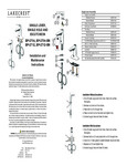 SINGLE LEVER, SINGLE HOLE AND ESCUTCHEON BP-2704, BP-2704-BN, BP-2712, BP-2712-BN Installation and Maintenance Instructions SINGLE LEVER, SINGLE HOLE AND ESCUTCHEON BP-2704, BP-2704-BN, BP-2712, BP-2712-BN Installation and Maintenance Instructions